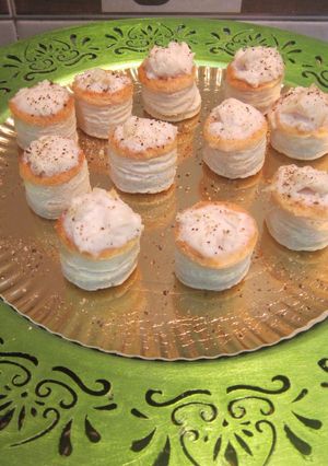 Una foto de Canapés de brandada de bacalao