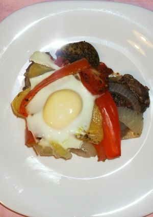 Una foto de Ternera con vegetales