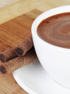 Una foto de Chocolate a la taza del roscón de reyes