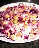 Ensalada morada con nueces