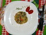 Tomates verdes salteados