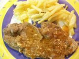 Chuletas de cerdo con ajo y perejil