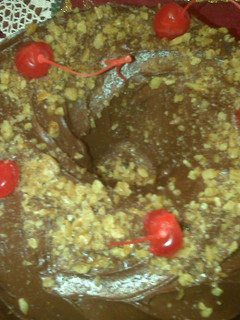 Una foto de Pastel de chocolate de mi cumpleaños
