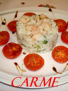Una foto de Arroz salteado con gambas