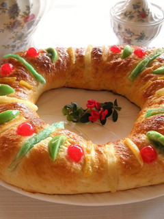 Una foto de Roscón de reyes casero