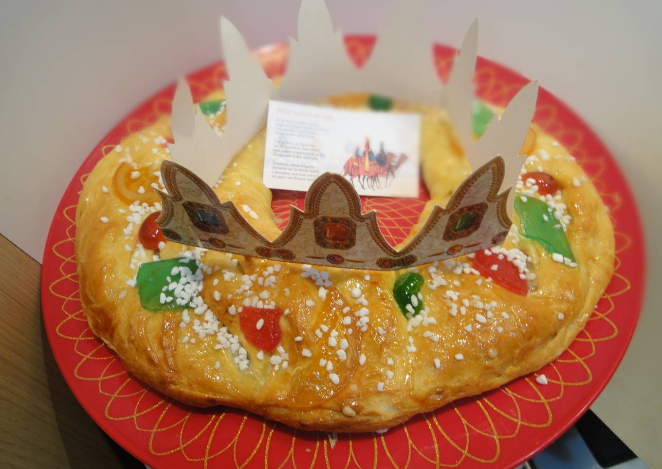 Roscón de Reyes sin masa madre