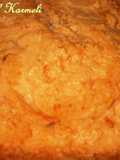 Puré de las tres raíces, patatas, boniatos y zanahoria