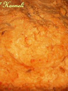 Una foto de Puré de las tres raíces, patatas, boniatos y zanahoria