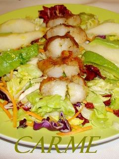 Una foto de Ensalada exótica de rape
