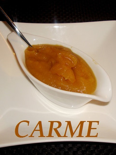 Una foto de Puré de manzana con Pedro Ximénez