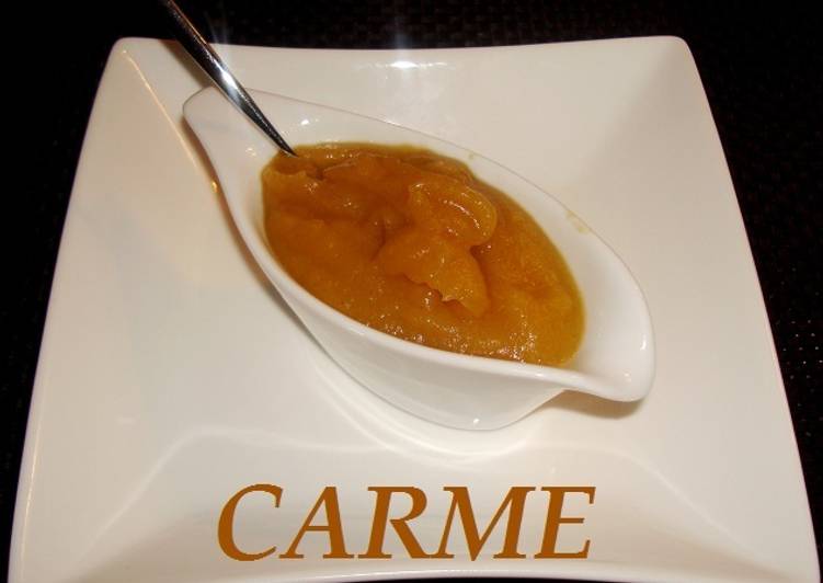 Puré de manzana con Pedro Ximénez