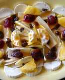 Ensalada de endivias con queso fresco y remolacha