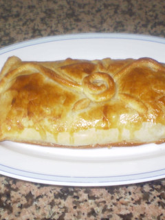 Una foto de Hojaldre de pechuga al roquefort