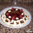Flan de crema catalana con café