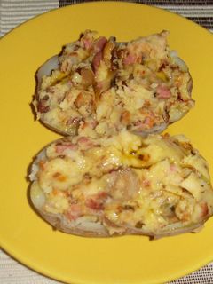 Una foto de Patata rellena de champiñones