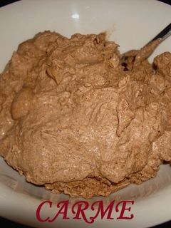 Una foto de Crema de turrón de trufa