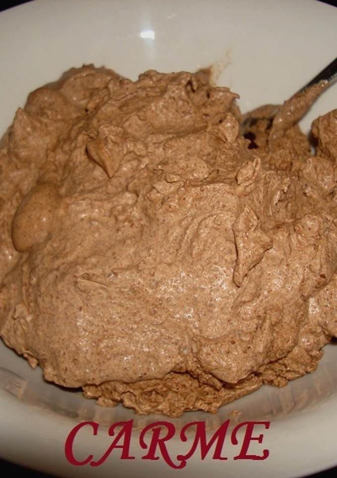 Una foto de Crema de turrón de trufa