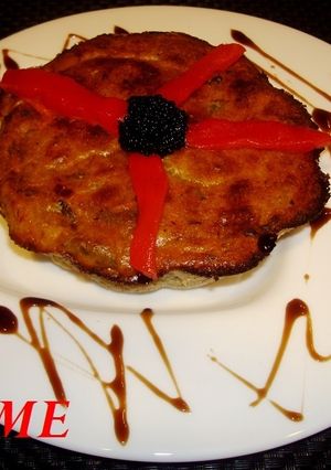 Una foto de Pastel de calabacín y piñones