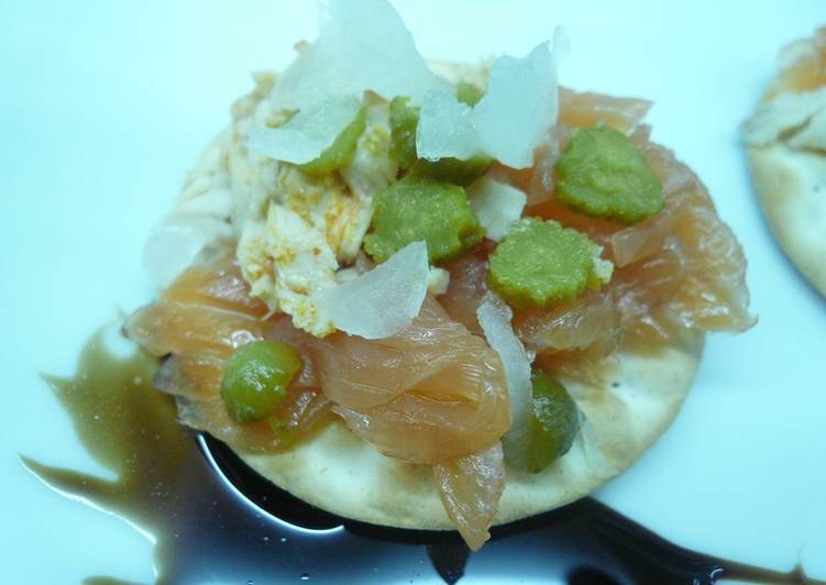 Pinchito de atún y salmón