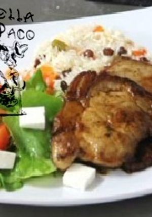 Una foto de Bisteca suina com pinga