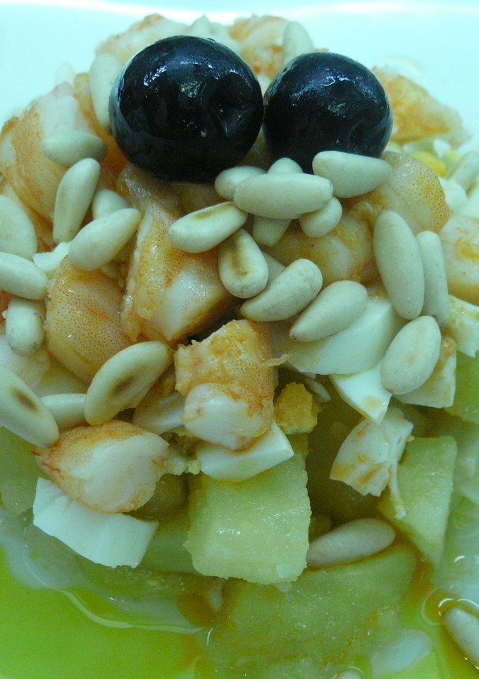 Una foto de Ensalada templada para el invierno