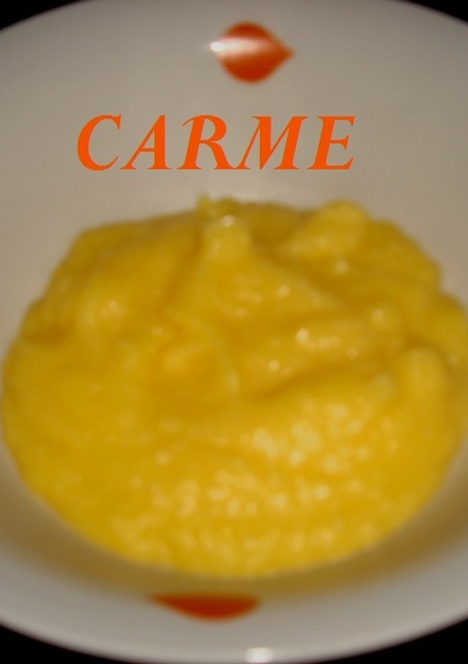 Una foto de Crema pastelera a la naranja en microondas