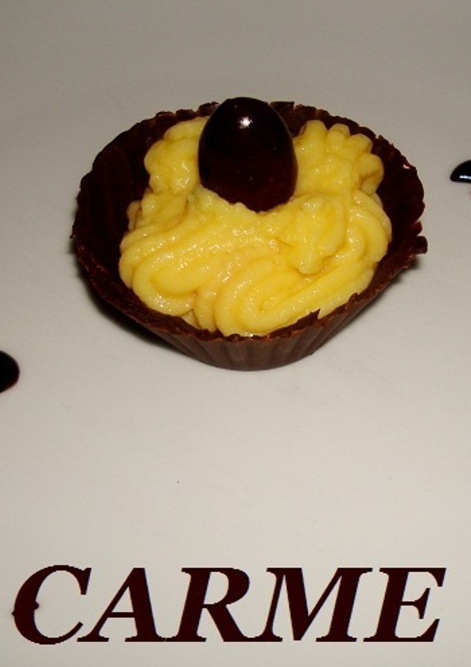 Una foto de Delicias de chocolate y crema de naranja