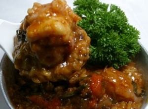 Una foto de Gallo pinto estilo panameño