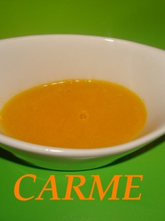 Una foto de Coulis de mandarina