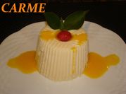 Una foto de postre light de gelatina