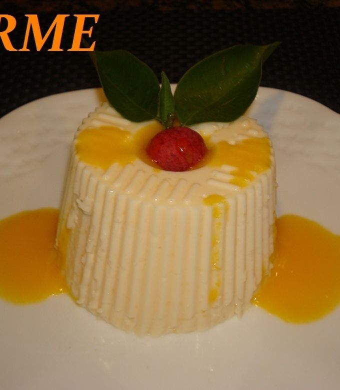 Foto principal de Flan light de queso y mandarina