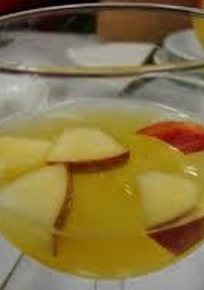 Una foto de Sangría de sidra
