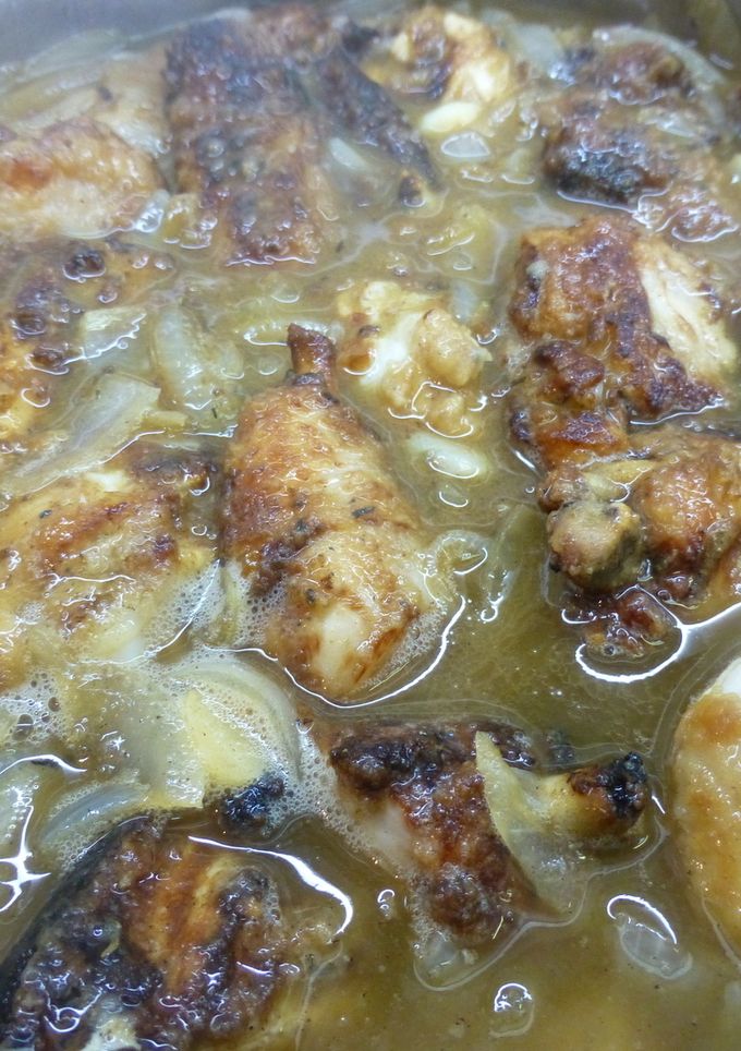 Una foto de Pollo al curry con cilantro