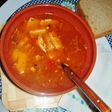 Sopa de sardinas de lata