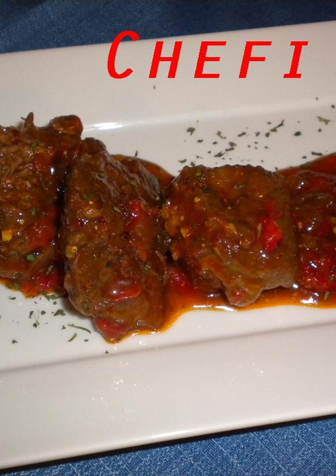 Una foto de Carne gobernada a la asturiana