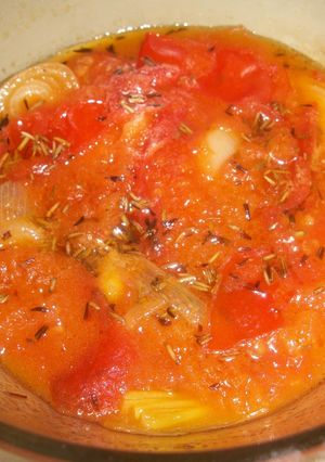 Una foto de Tomates confitados en microondas