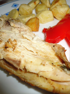 Una foto de Pollo casero al horno