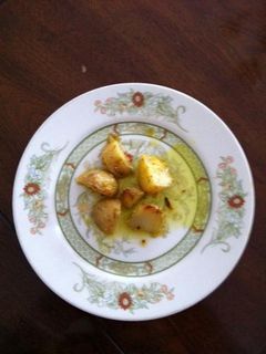 Una foto de Papitas con mostaza al horno