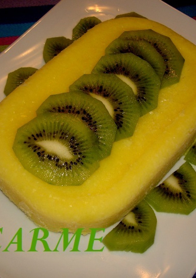 Una foto de Crema helada de mango