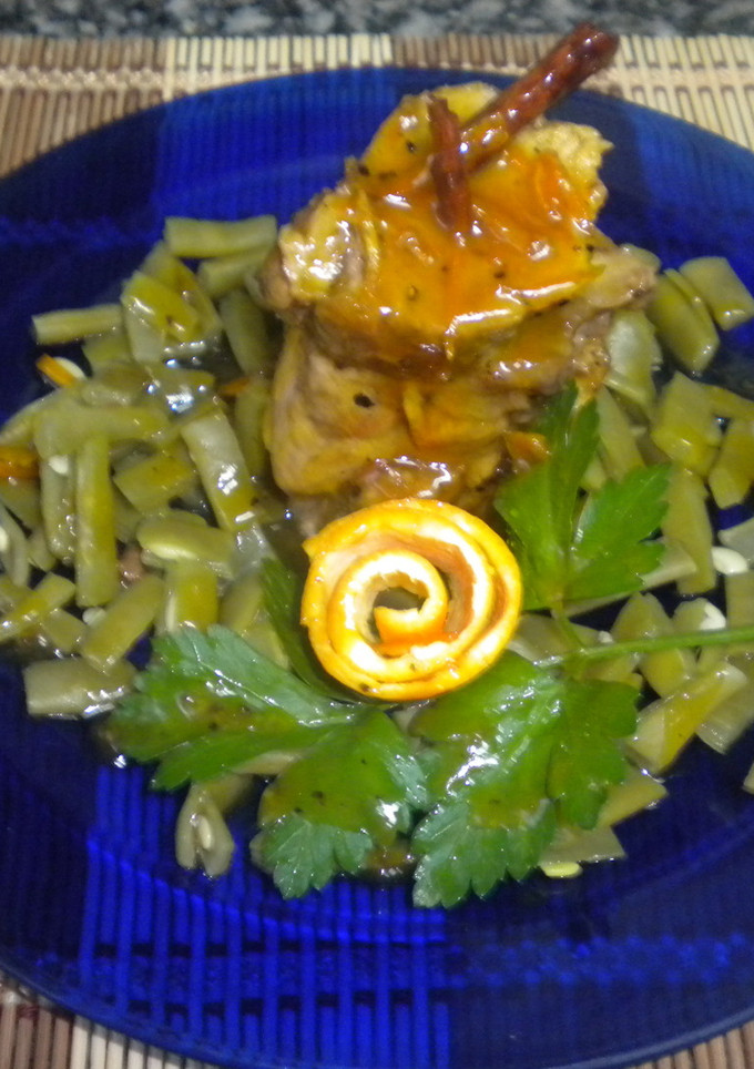 Una foto de Solomillo de cerdo a la naranja con vermouth