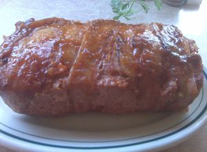 Una foto de Pastel de carne con crema de champiñones