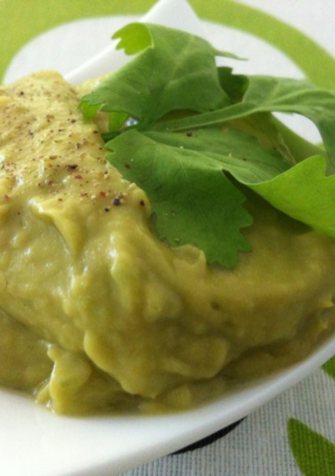 Una foto de Guacamole mexicano 
