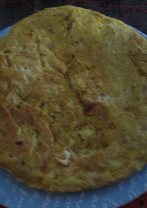 Una foto de Ropa vieja de cocido en tortilla
