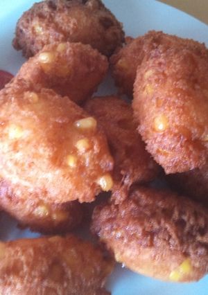 Una foto de Buñuelos de maíz fáciles