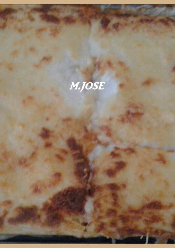 Una foto de Lasaña de bacalao
