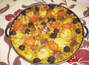 Foto principal de Arroz al horno con restos del cocido