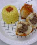 Bollitos pelones de carne de res