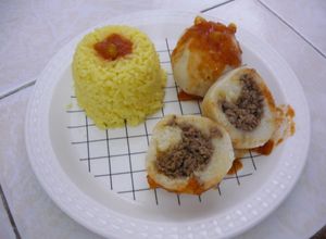 Una foto de Bollitos pelones de carne de res