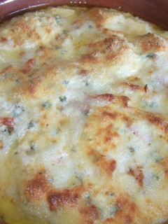 Una foto de Coliflor gratinada con crema de yogurt