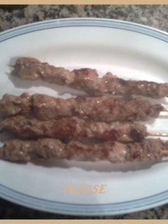 Una foto de Pinchos morunos de cerdo